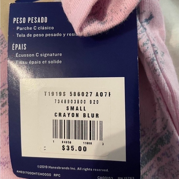 Brand New Pink & Grey Heavyweight Champion T-shirt - Picture 3 of 6